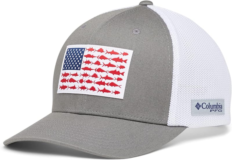 Columbia PFG Fish Flag Mesh Cap for Outdoor Enthusiasts