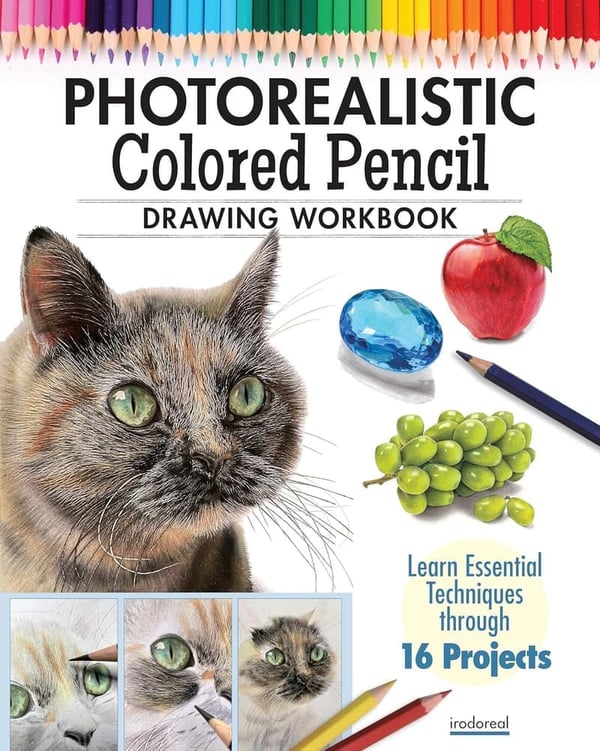 Colored Pencil Drawing Workbook: 16 Projects to Master Techniques