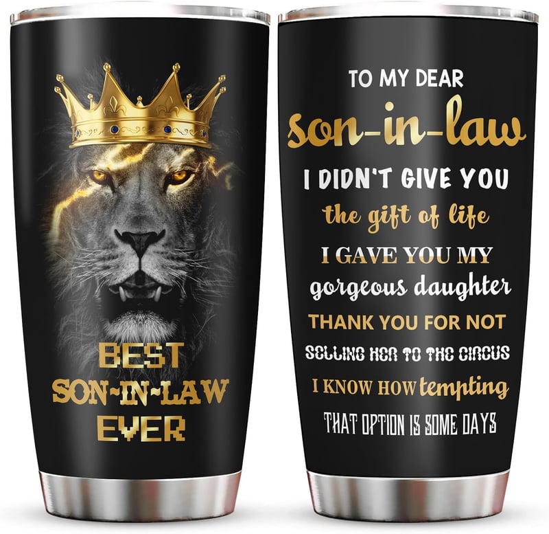 Father's Day 20oz Tumbler Gift for Son-in-Law