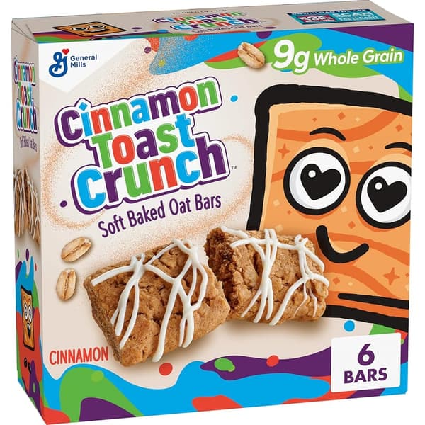 Cinnamon Toast Crunch Chewy Oat Bars, 6-Pack