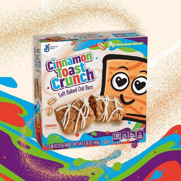 Cinnamon Toast Crunch Chewy Oat Bars, 6-Pack