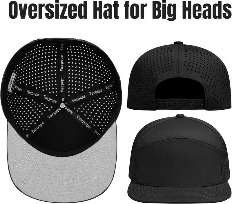 Men's and Women's Performance Flat Bill Snapback Cap