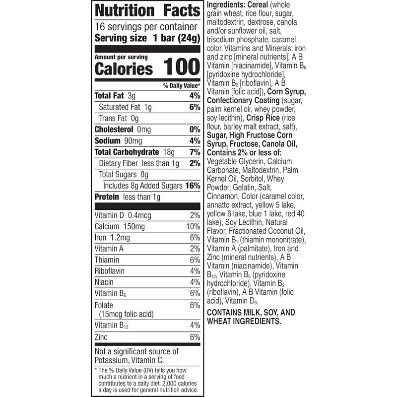Cinnamon Toast Crunch Snack Bars, 16 ct