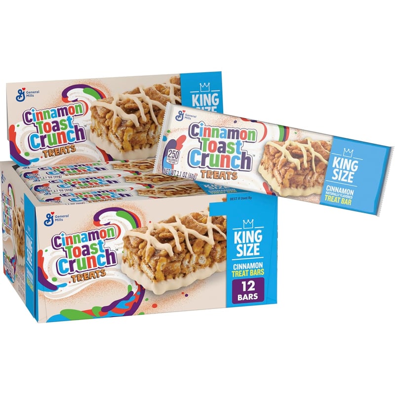 Cinnamon Toast Crunch Treat Bars, 12 Count, Pack of 8