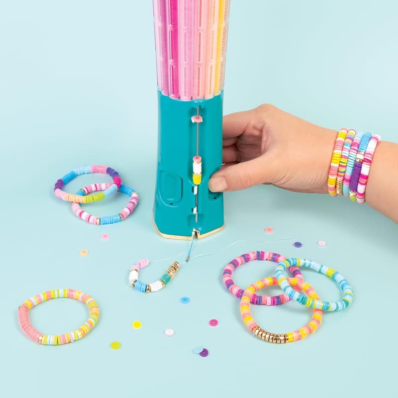 DIY Heishi Bracelet Maker Kit for Girls 8+, 23 Bracelets