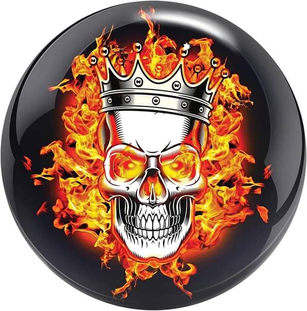 Brunswick Flaming Skull 12lbs Bowling Ball