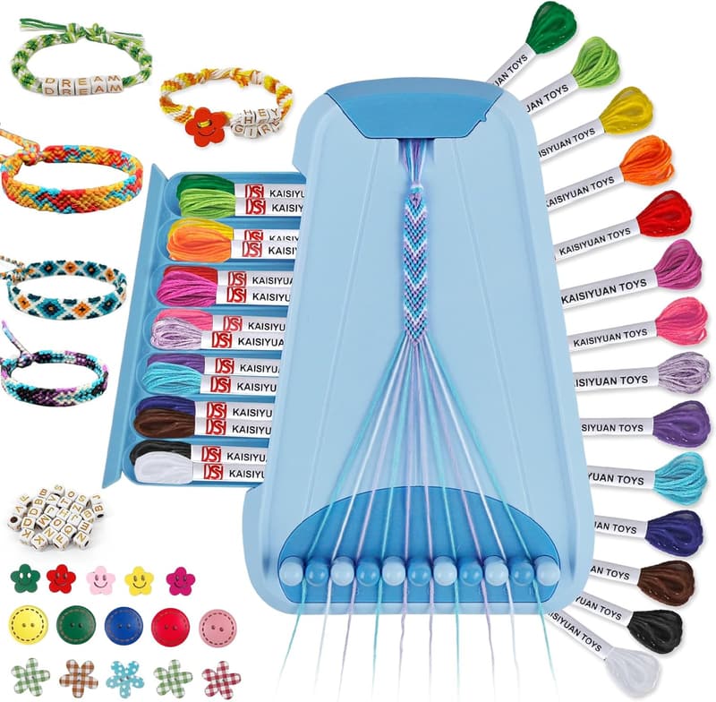 Friendship Bracelet Making Kit for Kids Ages 8-12