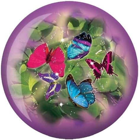 Glow-in-the-Dark Butterfly Viz-A-Ball Bowling Ball (10lbs)