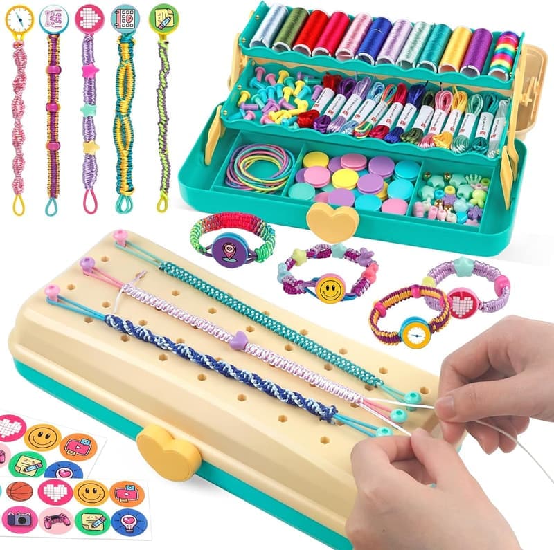 DIY Friendship Bracelet Kit for Girls - Arts & Crafts Gift