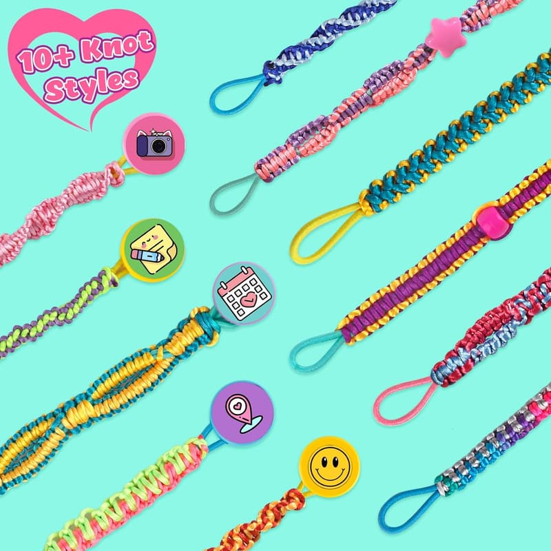DIY Friendship Bracelet Kit for Girls - Arts & Crafts Gift