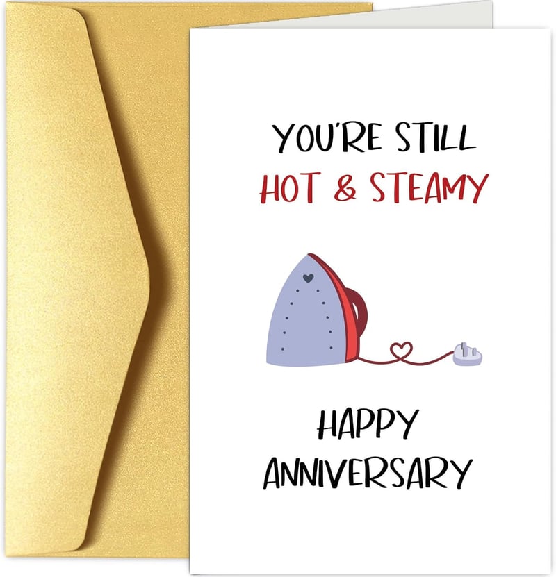 6th Anniversary Funny Card for Couples -