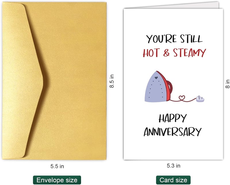 6th Anniversary Funny Card for Couples - 