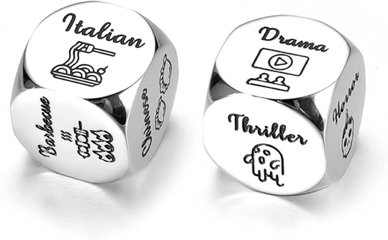 6th Anniversary Date Night Dice for Couples - Unique Iron Gift