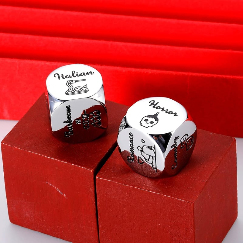 6th Anniversary Date Night Dice for Couples - Unique Iron Gift