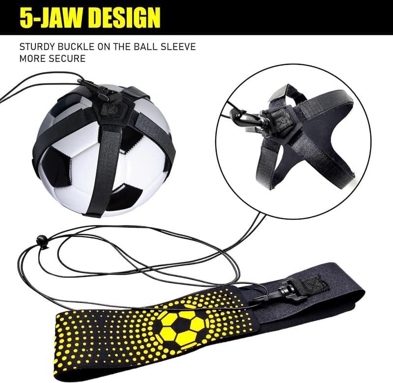 Soccer Kick Trainer - Football Skills Aid for Balls Size 3-5