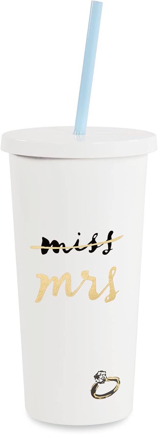 Bride to Be 20 oz Acrylic Tumbler with Lid and Straw