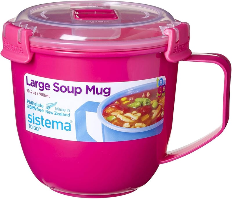 Sistema To Go Collection Large Soup Mug - Assorted Colors