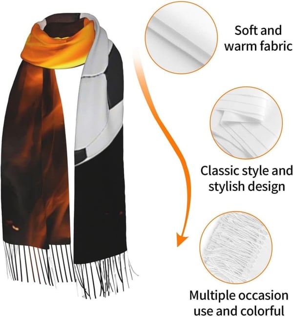 Women's Lightweight Camouflage Deer Scarf - Warm Winter Wrap