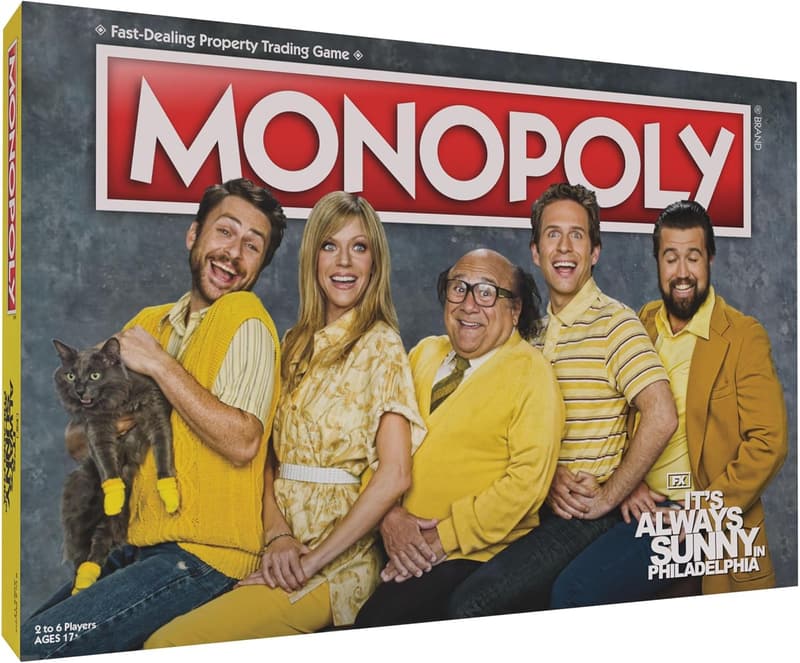 It's Always Sunny in Philadelphia Monopoly Board Game