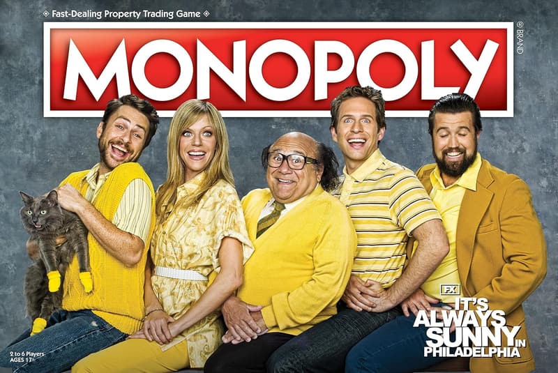 It's Always Sunny in Philadelphia Monopoly Board Game