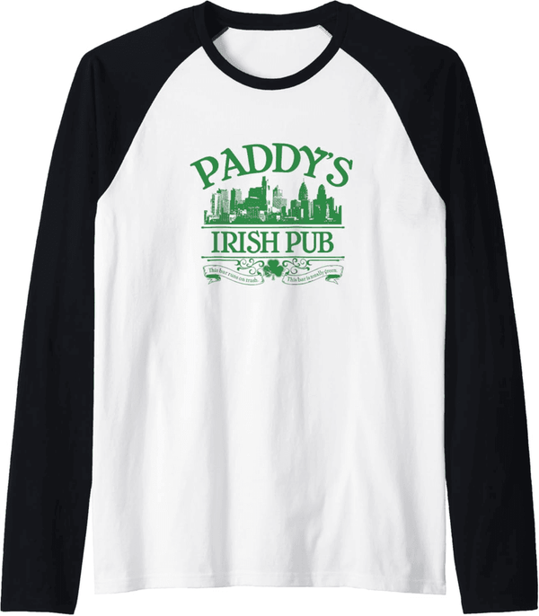 Paddy's Logo Philly Raglan Baseball Tee