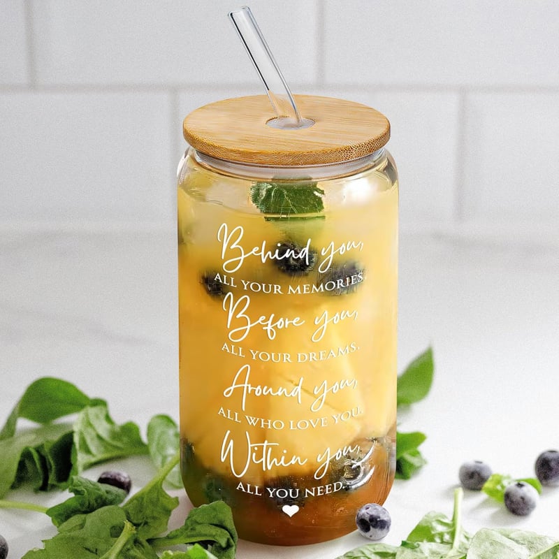 Class of 2025 Graduation Gift - 16 oz Can Glass