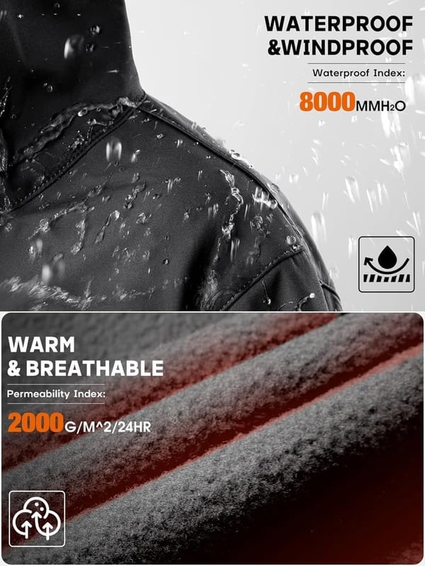 Men's Waterproof Soft Shell Military Tactical Jacket