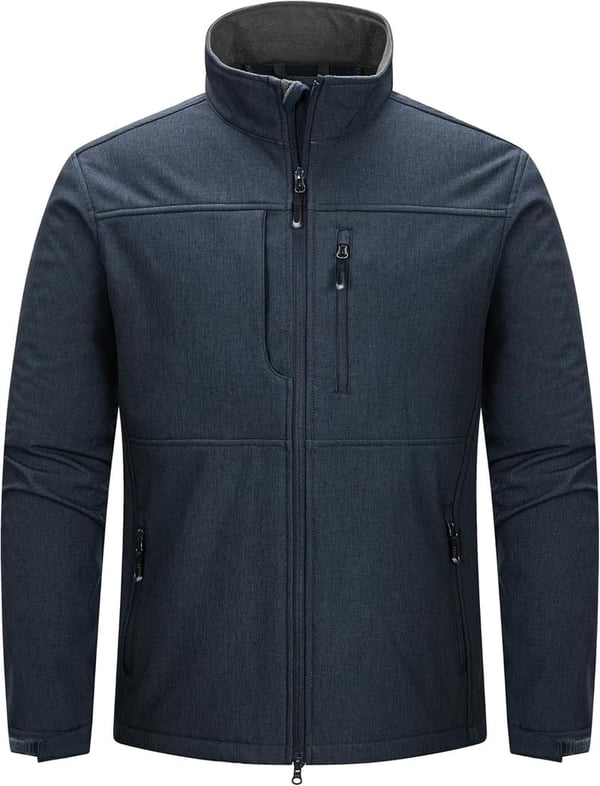 Men's Waterproof Lightweight Softshell Jacket for Hiking