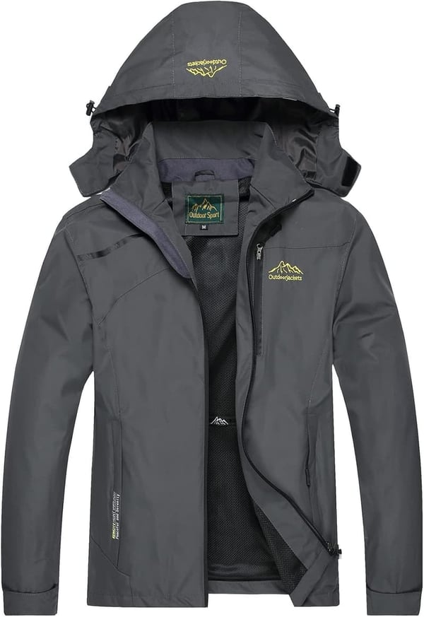 Lightweight Waterproof Windbreaker Jacket for Men