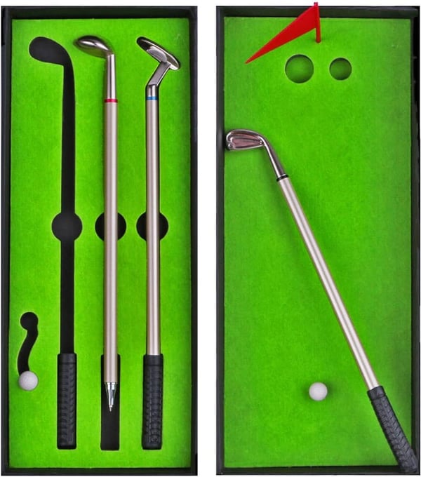 Golf Pen Desktop Game - Fun Gift for Golfers and Coworkers