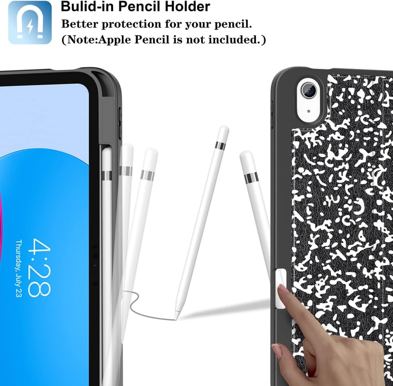 iPad Folio Case with Pencil Holder & Auto Wake/Sleep, 11