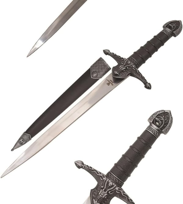 Knights Templar Hunting Knife with Scabbard