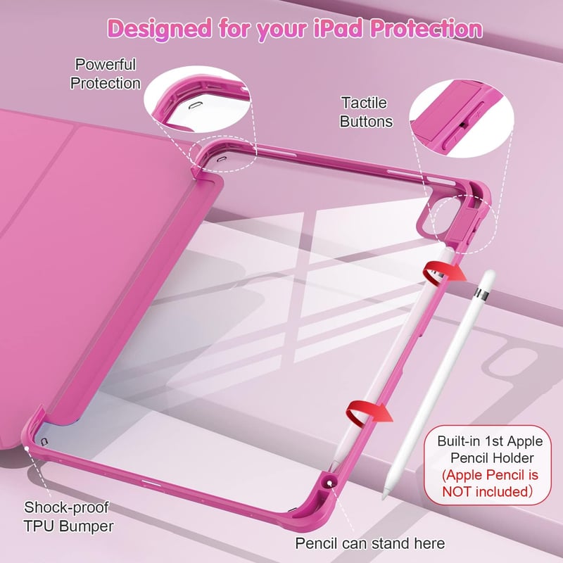 Trifold Stand iPad Case for 11