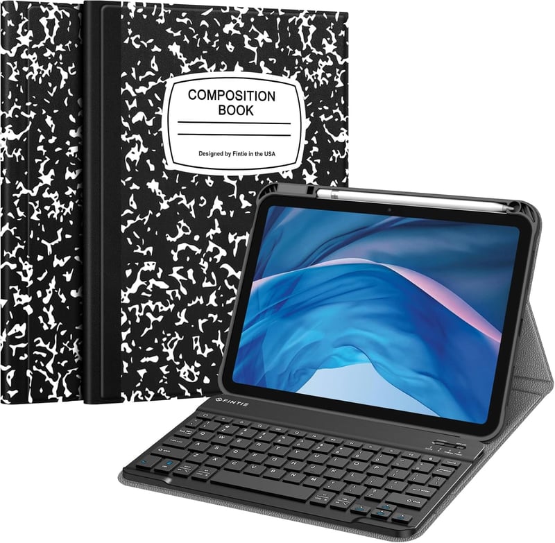 iPad Keyboard Case with Detachable Bluetooth - 11th & 10th Gen