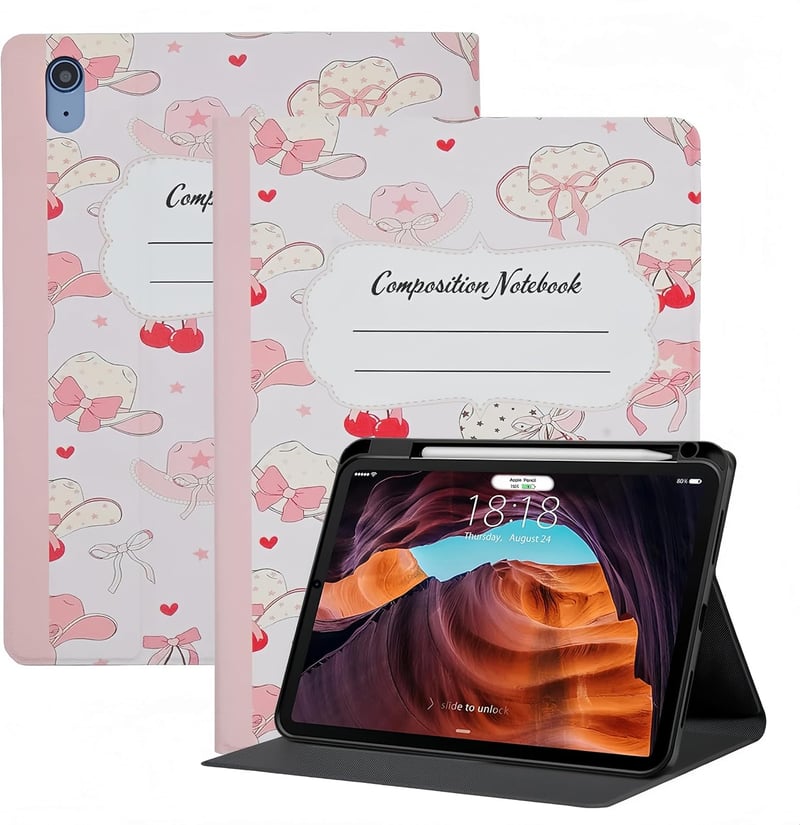 iPad 11th/10th Gen Case with Stand & Pencil Holder