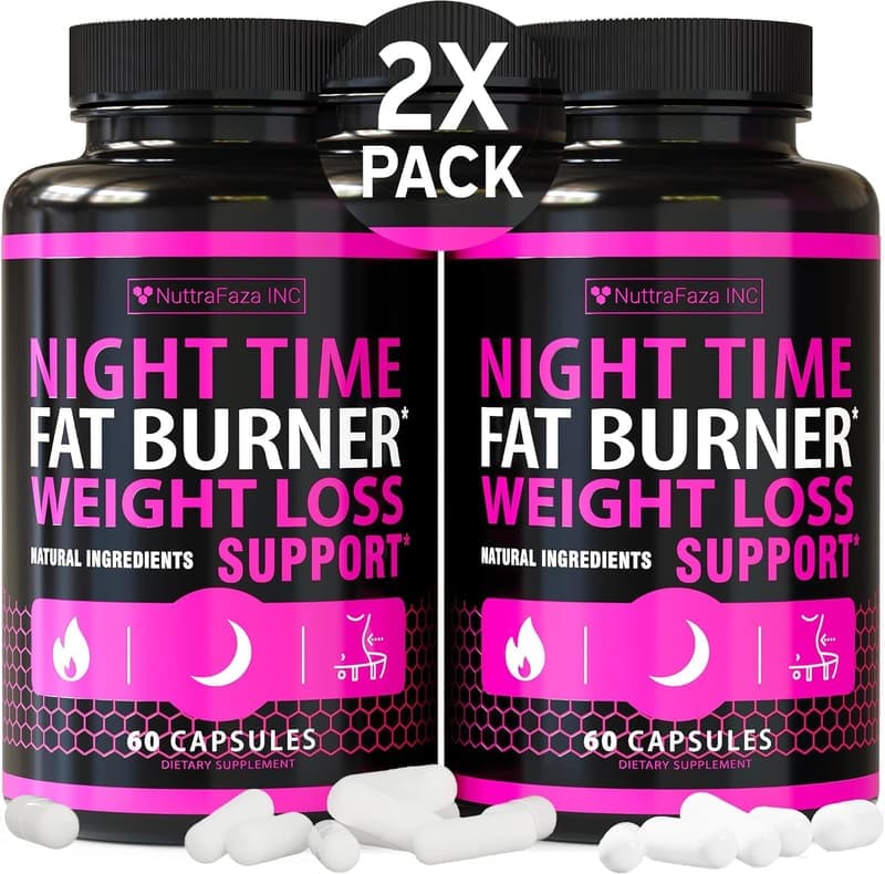 Night Time Weight Loss Pills for Women - Fat Burner & Appetite Suppressant
