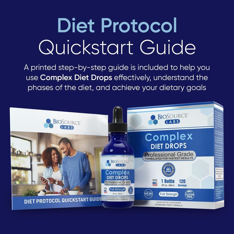 Natural Diet Drops for Men and Women - 2 fl oz, 30-Day Supply