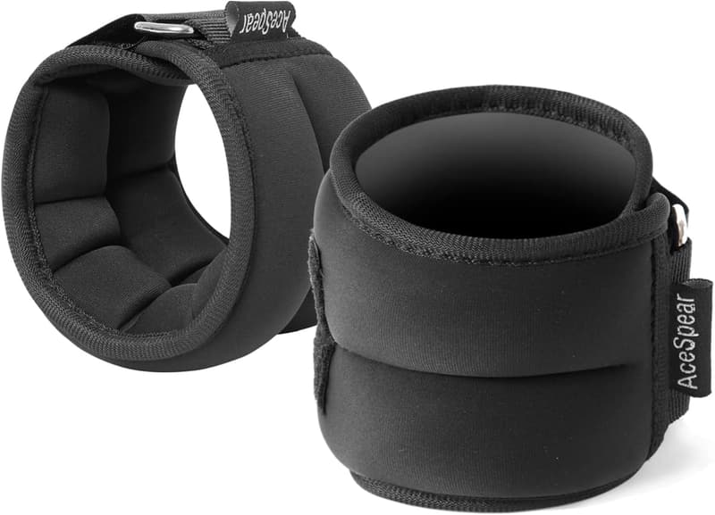Adjustable Ankle Weights Set for Men, Women & Kids - 1lb to 5lb