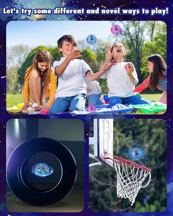 Flying Orb Ball Mini Drone Toy for Boys and Girls, Ages 8-13