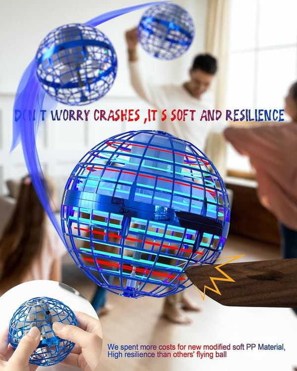 Flying Orb Ball Mini Drone Toy for Boys and Girls, Ages 8-13