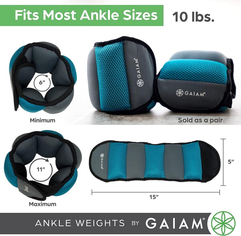 Wearable Weights for Strength Training - Gaiam Wrist & Ankle Set