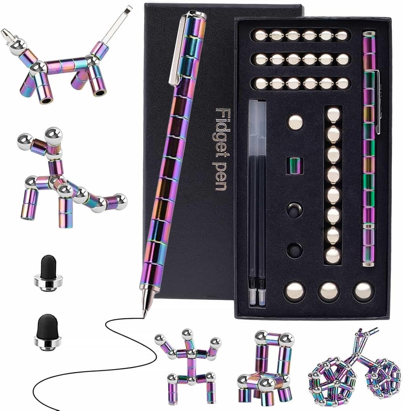 Graduation Magnetic Fidget Pens - Fun Stress Relief Gifts for Teens