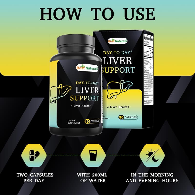 Day to Day Liver Support - 90 Non-GMO Veg Capsules