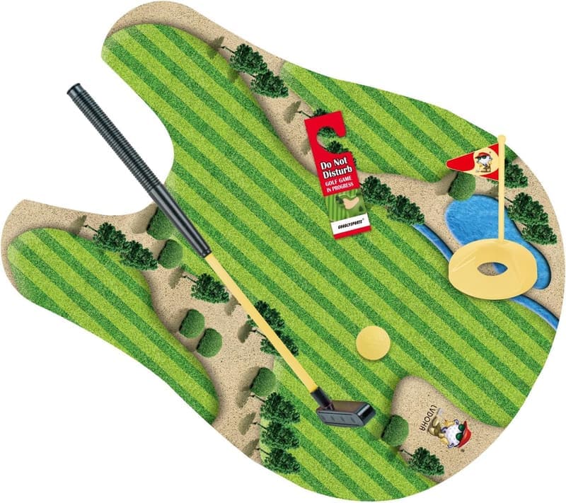 Toilet Golf Game - Funny Gag Gift for Dads