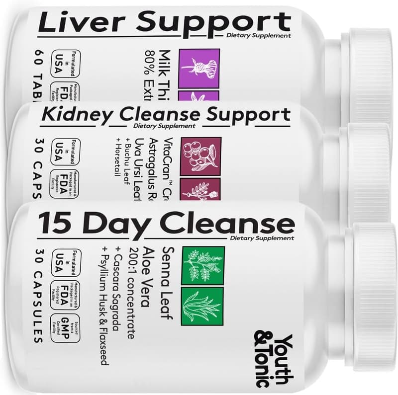 Body Cleanse Detox Pills for Women & Men – 120 Capsules