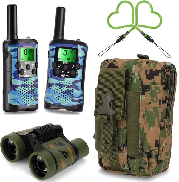 Kids' Walkie Talkies - 2-Way Radio, 3-Mile Range, Blue
