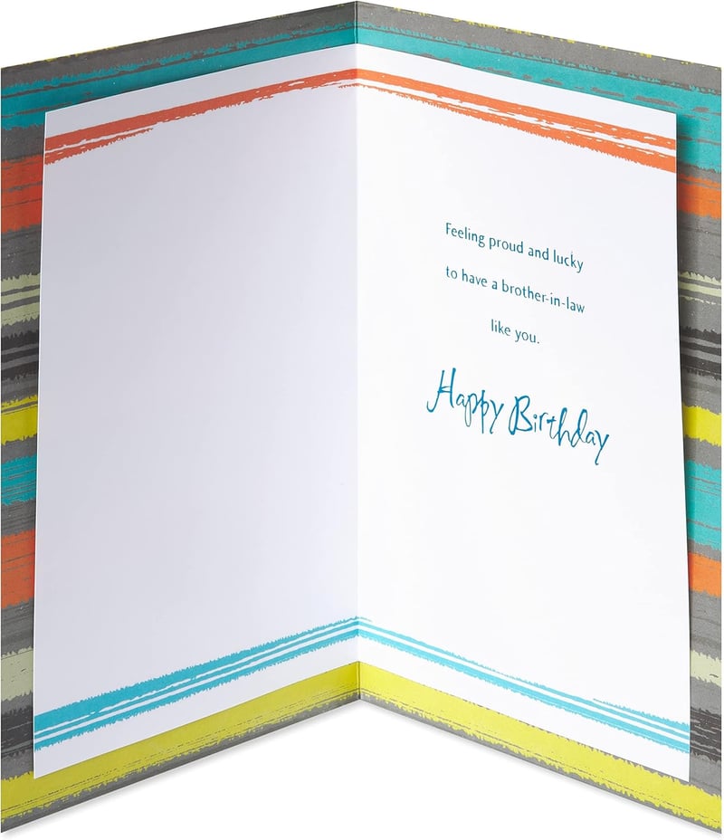 Birthday Card for Brother-In-Law - Feeling Proud