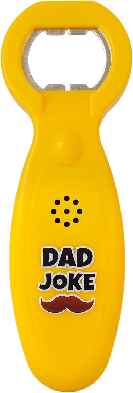 Dad Joke Bottle Opener with 30+ Punchlines | Fun Gift
