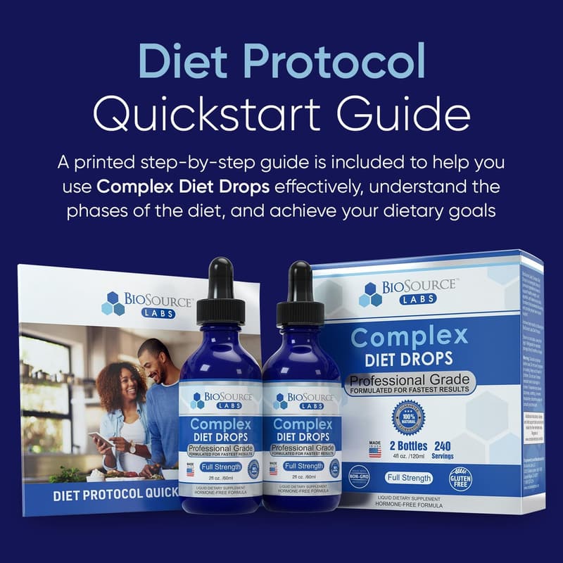 Natural Diet Drops for Men and Women - 60-Day Supply (2-Pack)