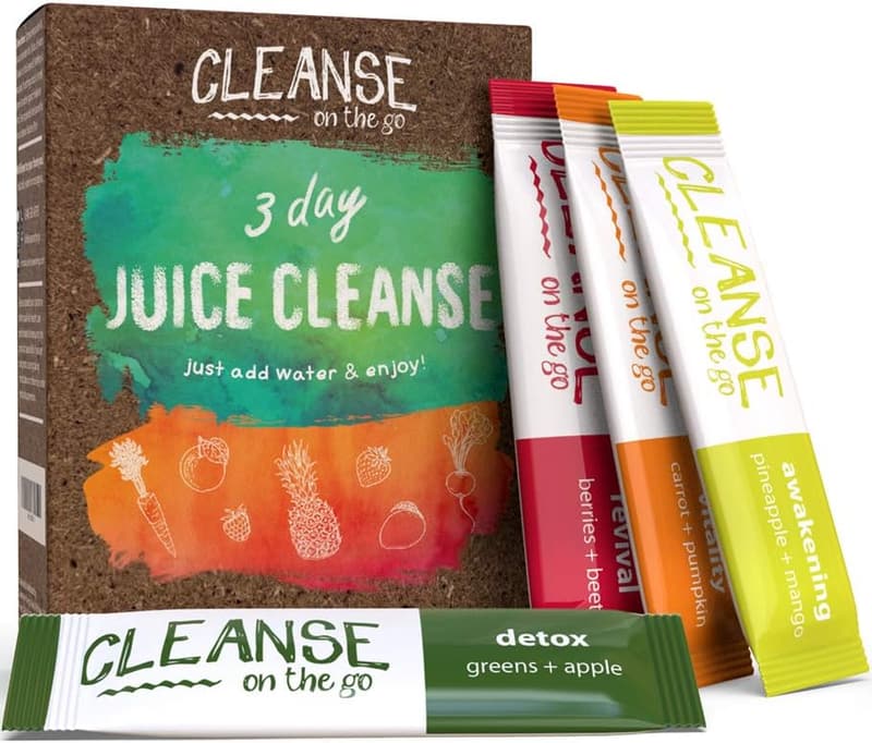 3-Day Juice Cleanse with 21 Powder Packets